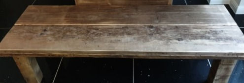 Thumbnail: Chunky Rustic Bench