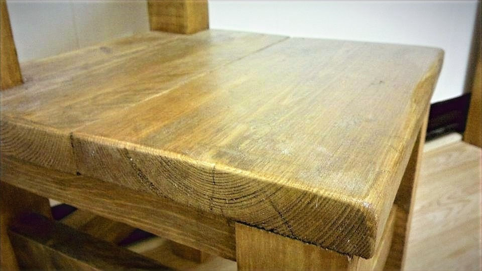 Thumbnail: Chunky Rustic Dining Chair