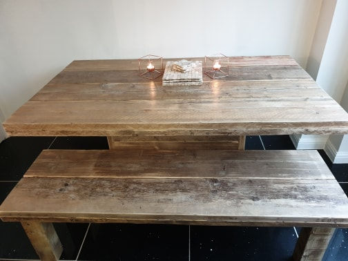Thumbnail: Chunky Rustic Bench