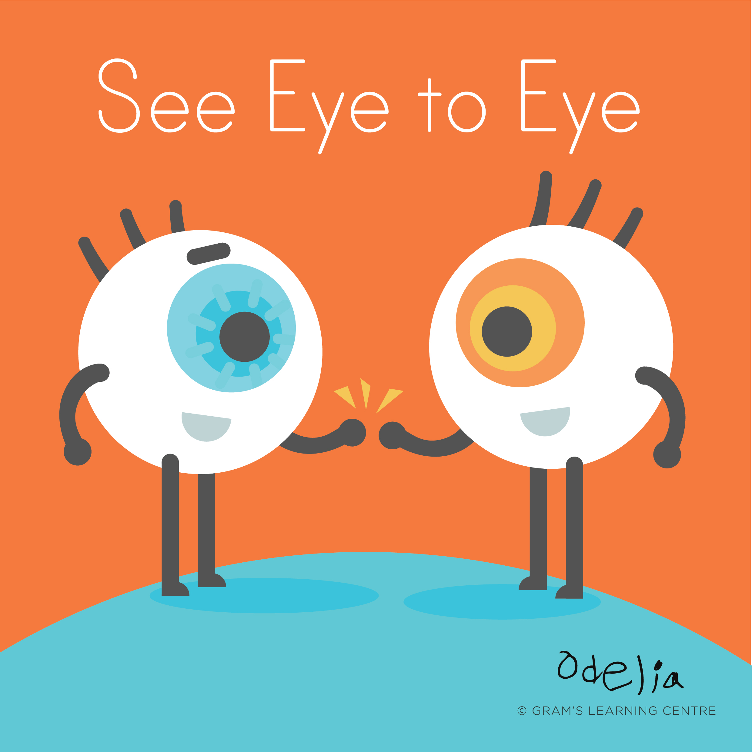 Resultado de imagen para see eye  idiom