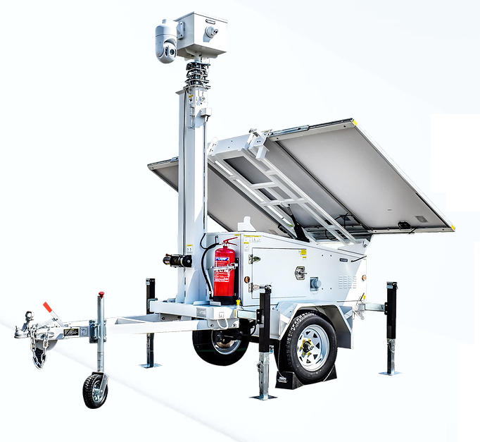 Como Proteger a las empresas de la delincuencia utilizando camaras de seguridad en remolques solares