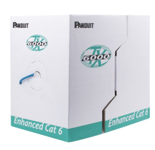 Panduit PUR6004BUFE X6000™ Cable de cobre de 4 pares, UTP, de categoría 6