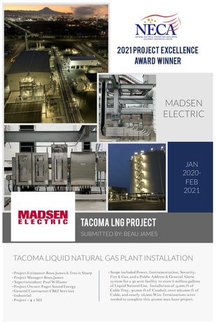 Tacoma Liquid Natural Gas Plant Installation