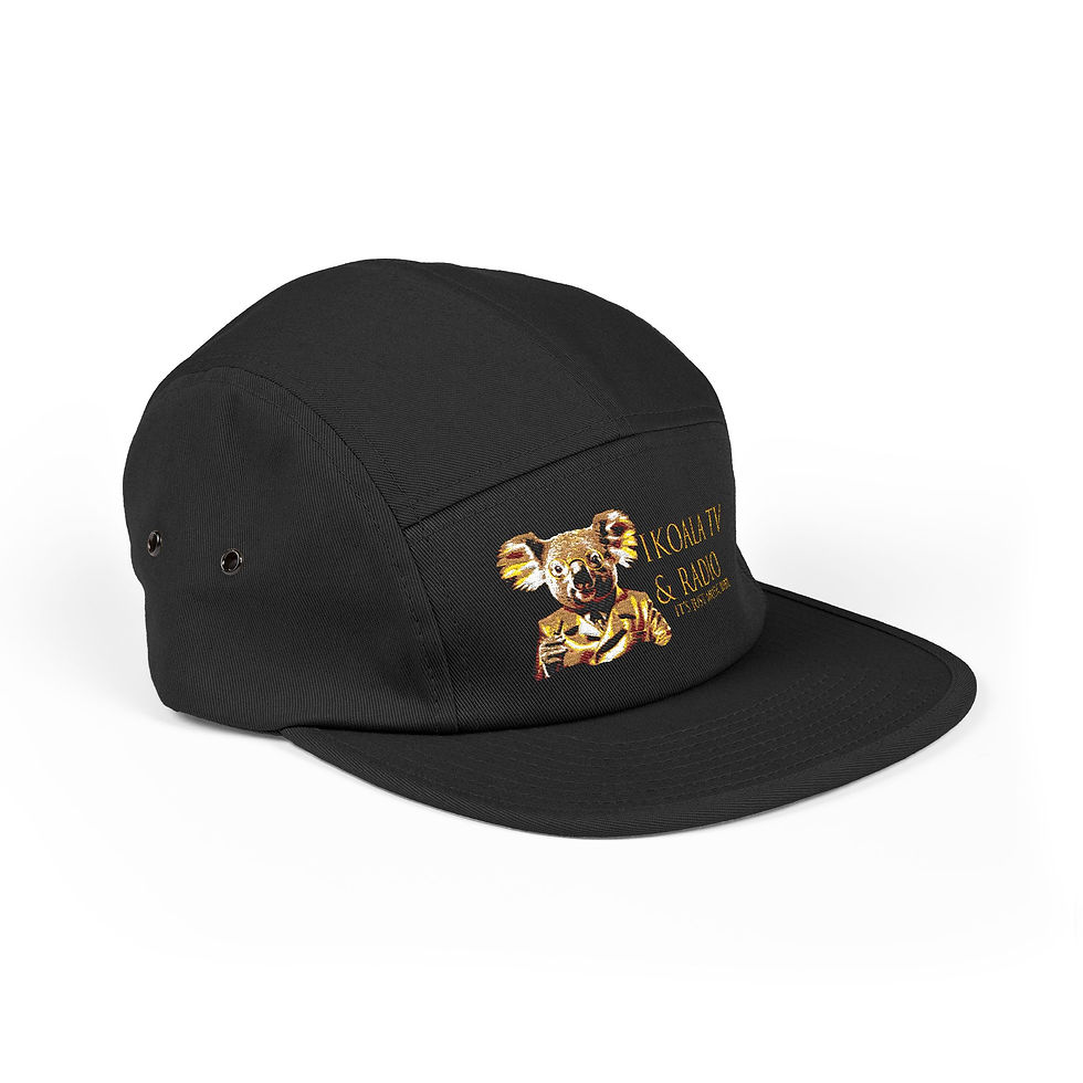 Thumbnail: Embroidered 5 Panel Cap - Groovy IKOALA Design