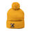 Thumbnail: IKOALA Cozy Pom-Pom Knit Cap with Bear Embroidery