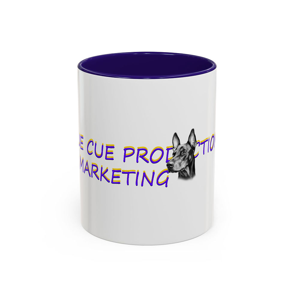Thumbnail:  "Que Cue Productions Marketing" Mug (11oz/15oz)