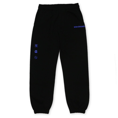 M 黒 ENNOY ELECTRIC LOGO パンツ メンズ