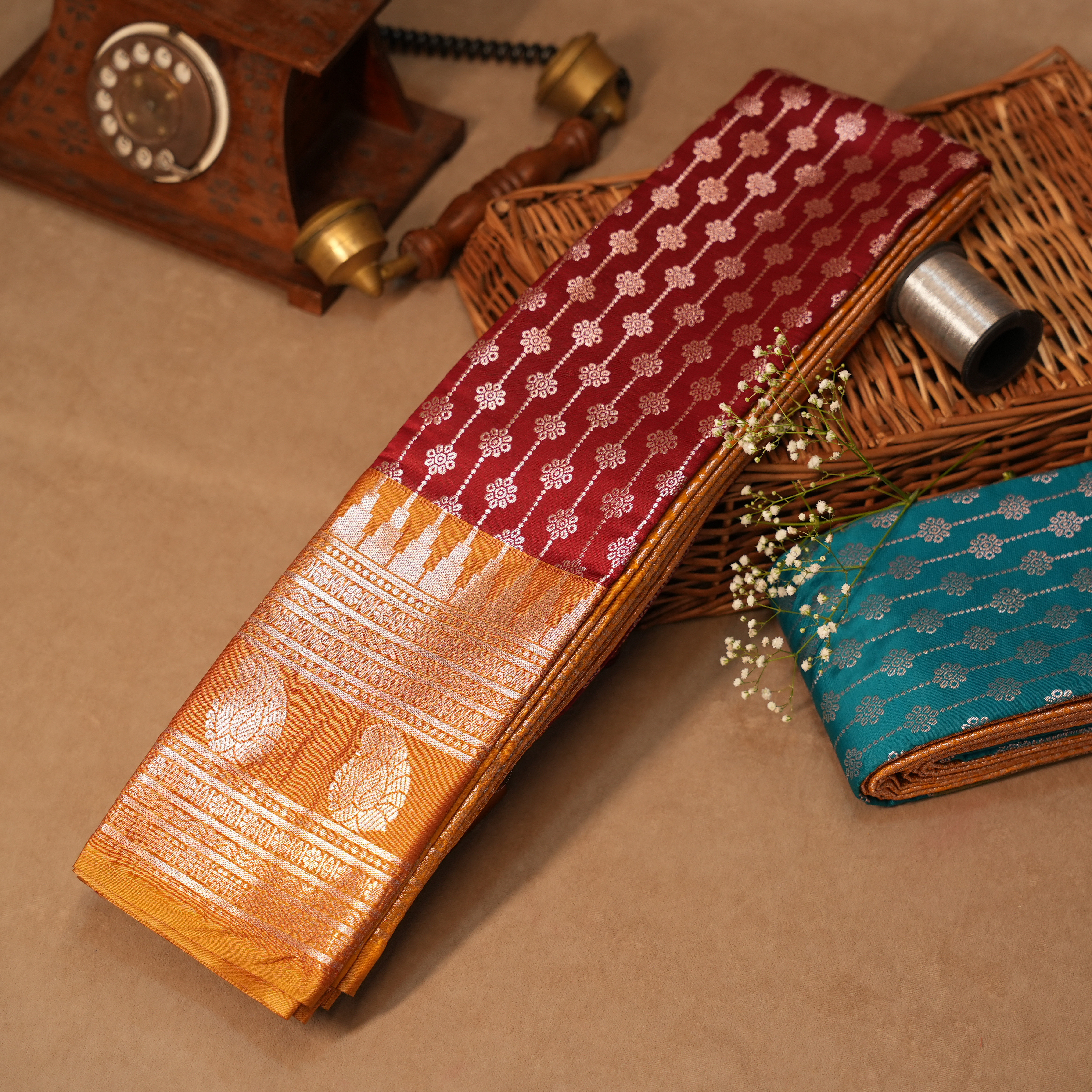 Kanchipuram Semi Silk Saree
