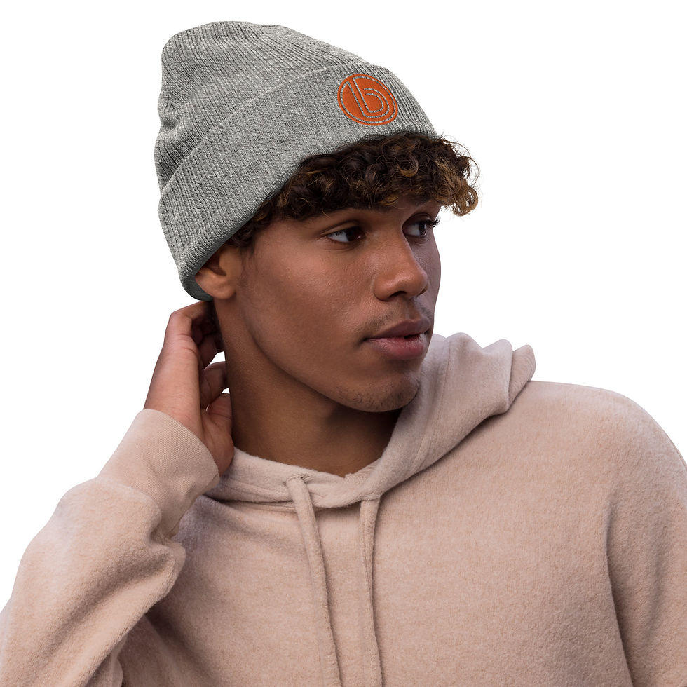 Thumbnail: Ribbed knit beanie
