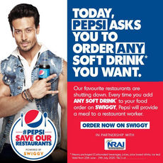 Pepsi® Joins Hands With National Restaurant Association Of India And Swiggy