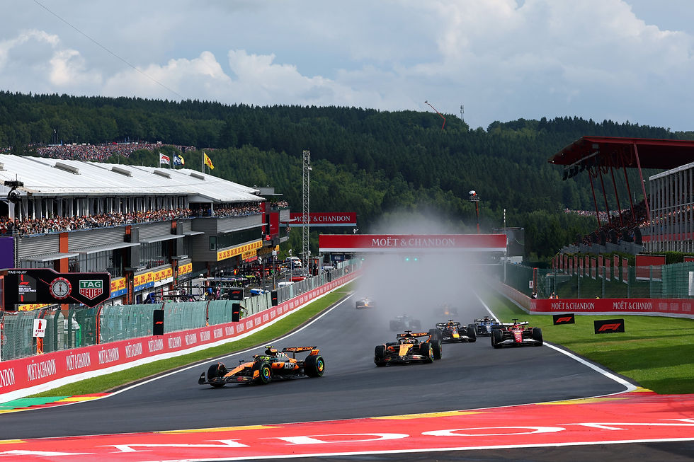 GP da Bélgica não foi o melhor para vários pilotos. Foto: F1 via X