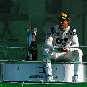 A primeira vez ninguém esquece, e com Pierre Gasly não seria diferente. 