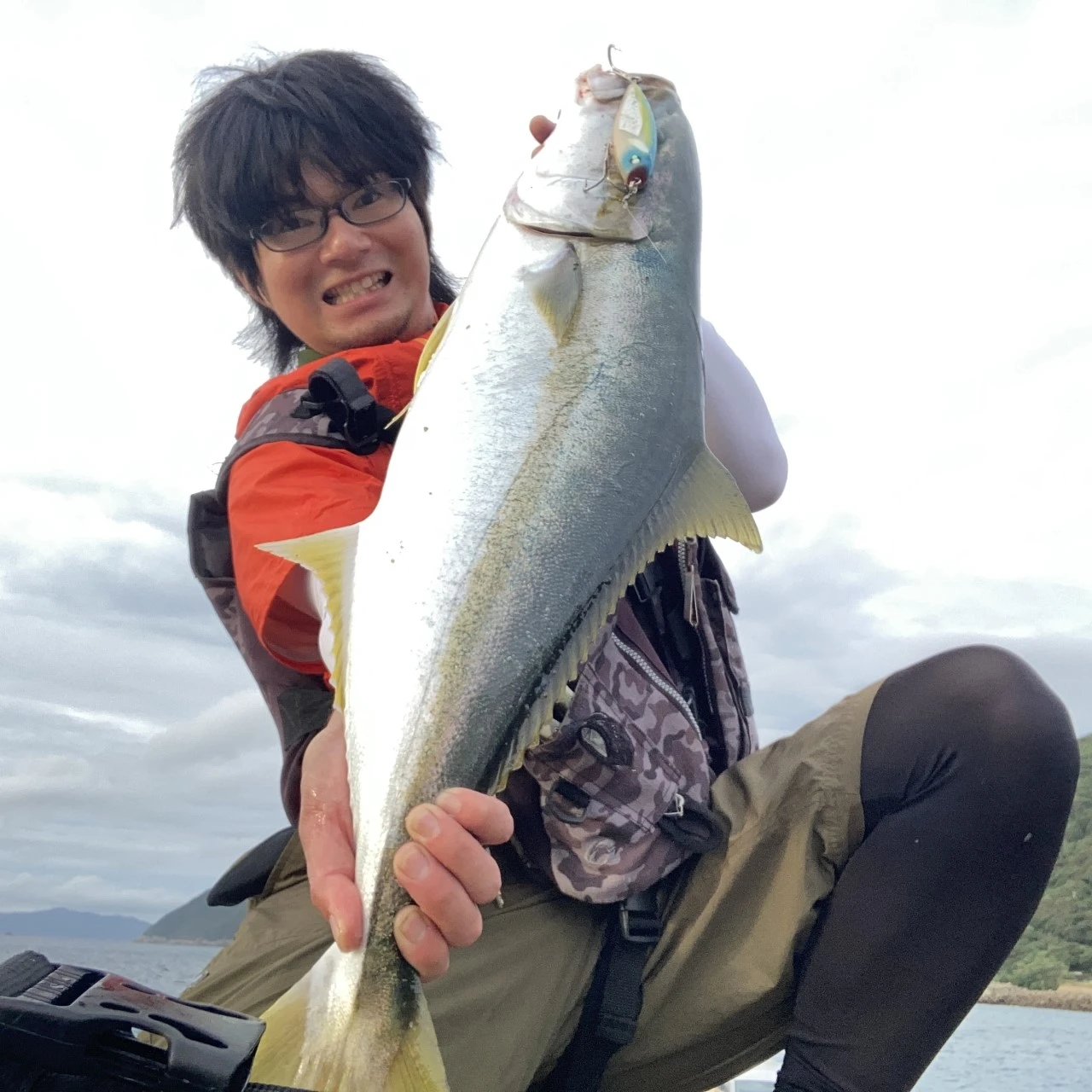 3ｄプリンタ製HAPPYRIDE100Fで釣れた青物の画像