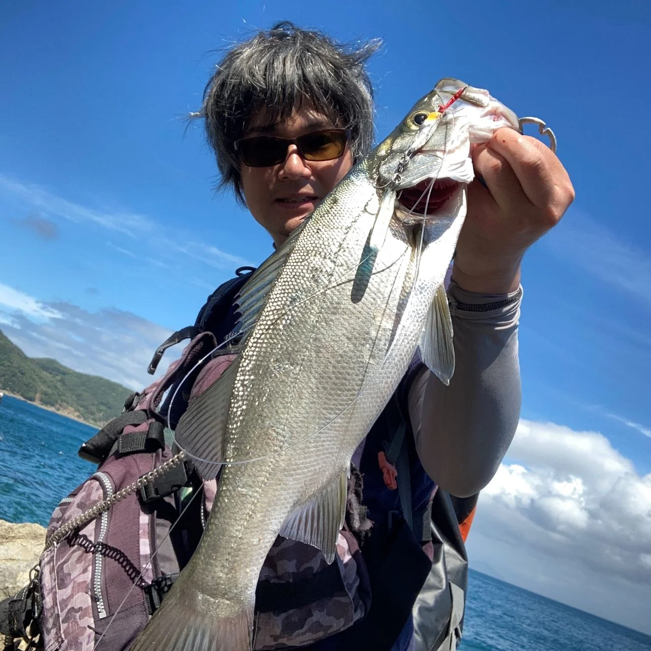 LBBLADE50で釣れたシーバスの画像