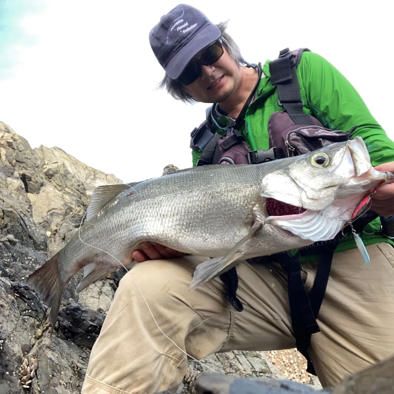 LBBLADE50プロトタイプでヒットした魚