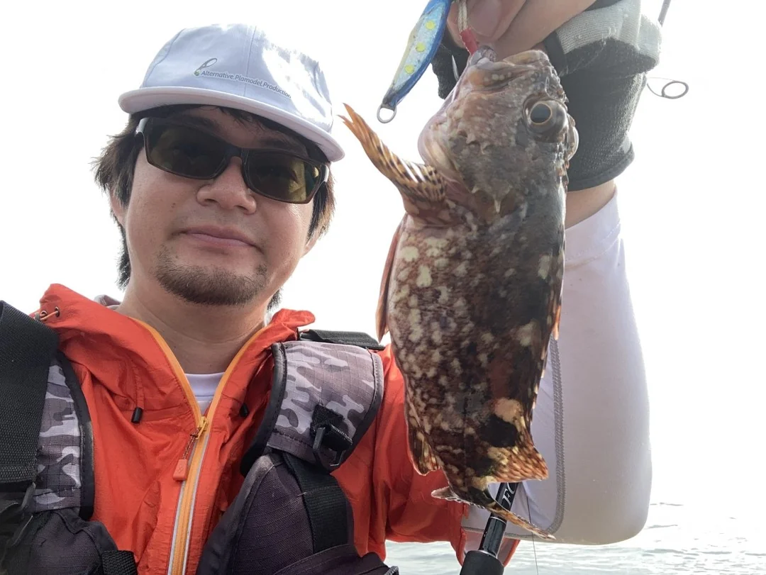 METALTOSS26gで釣れたアラカブ