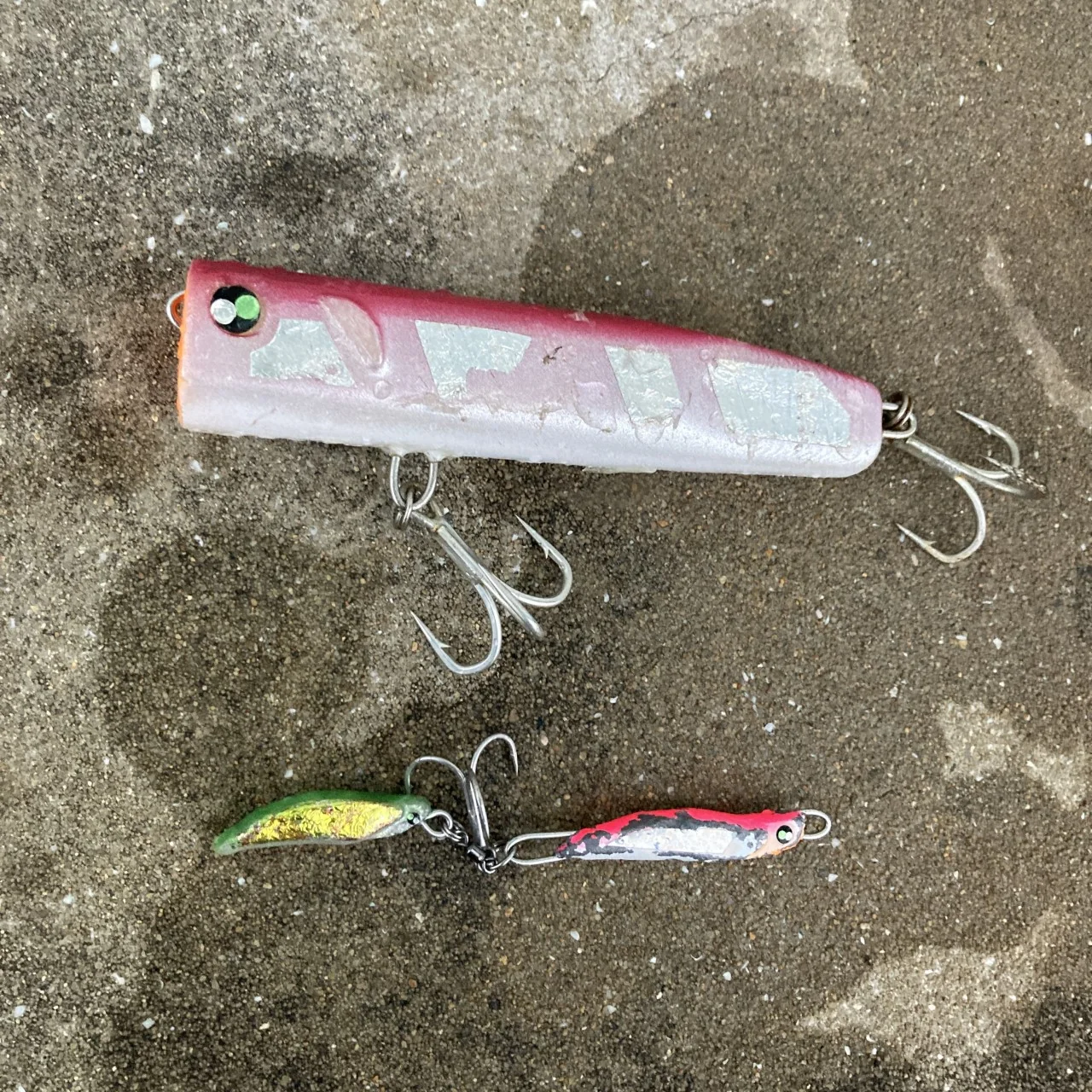 使用したルアー(Toplume120f、lbs)