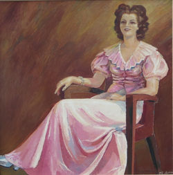 C2-02, Hélène Audra, 99x99cm sur bois-c-plaqué, 1936