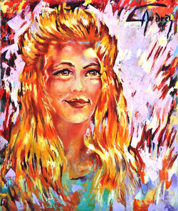 C3-21, Jeune femme, 55x46cm, 1964