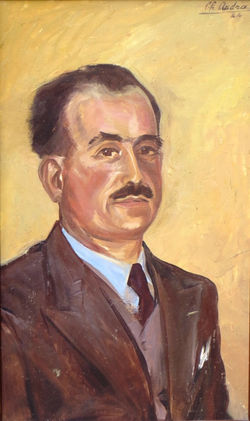 C2-03, Jean Toye, 75x45cm sur bois-c-plaqué, 1944