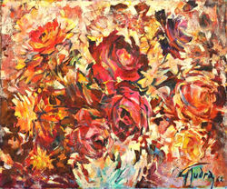 A1-05, Roses, 46x55cm, 1962