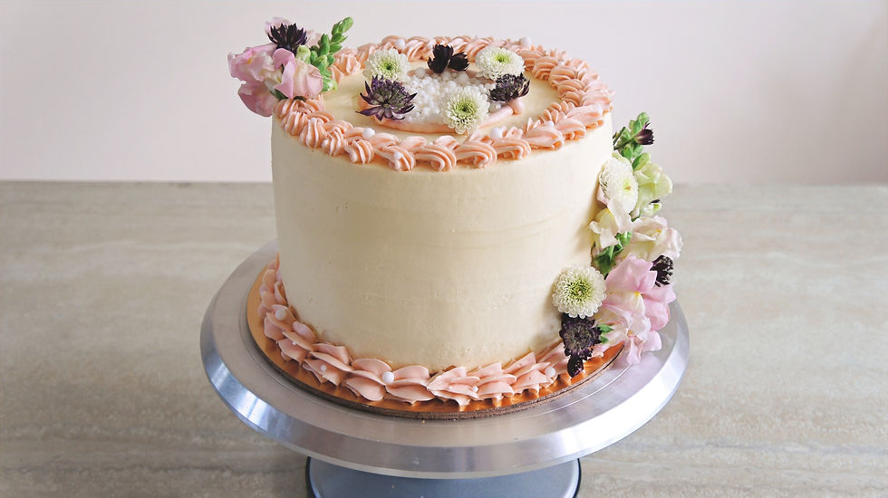 Raspberry and Lemon Celebration Cake