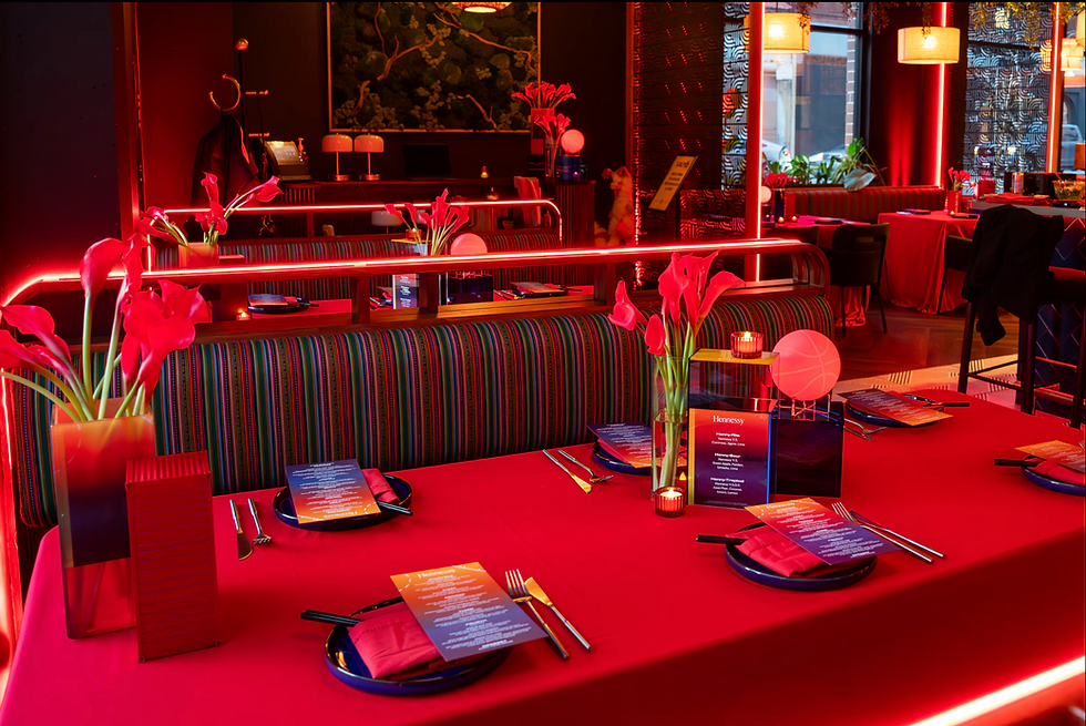Hennessy experiential marketing installation at Kaiyo Rooftop San Francisco