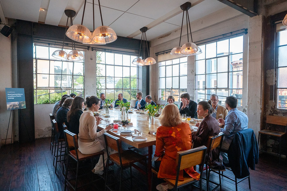 Climate Week leadership dinner discussion