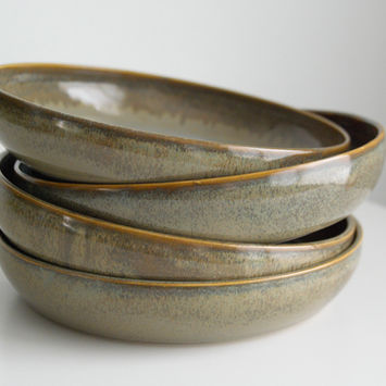 Pastabowls in Snakeskin glazuur. 