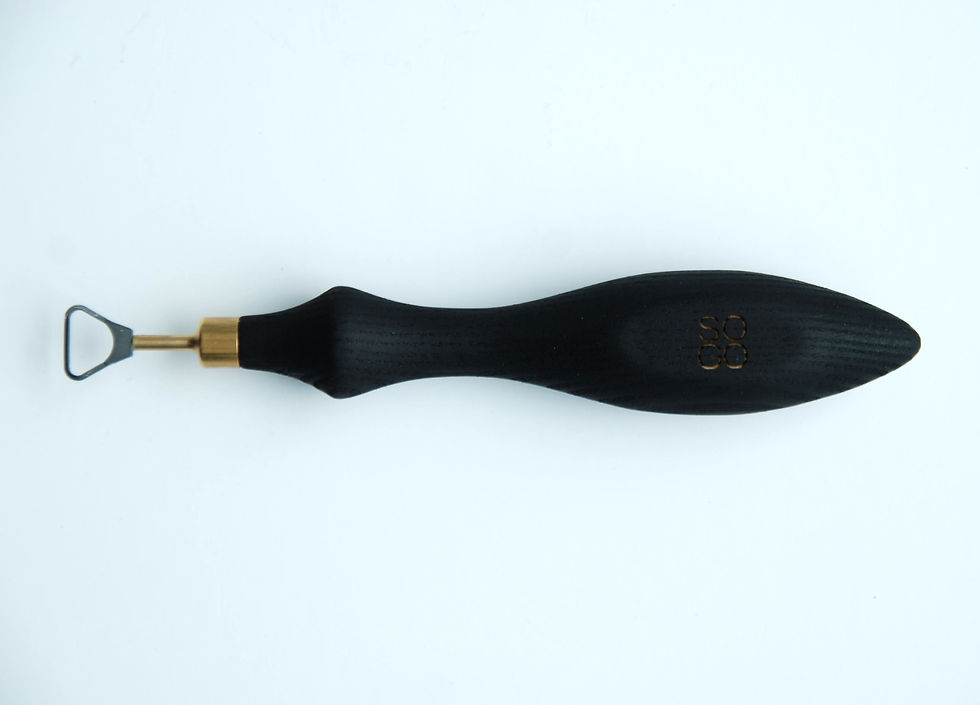 Thumbnail: Wolfraamcarbide trapezium kleine afdraailus - zwart