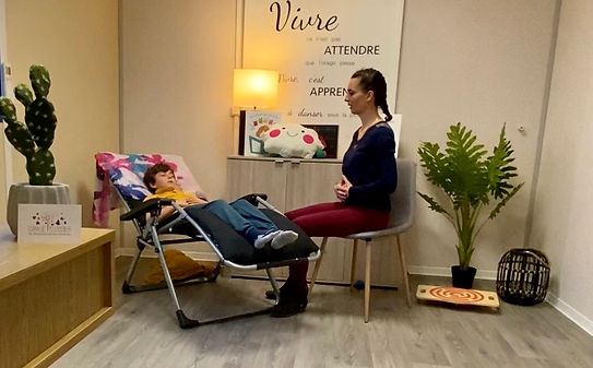 Coralie Pellissier séance de sophrologie enfant