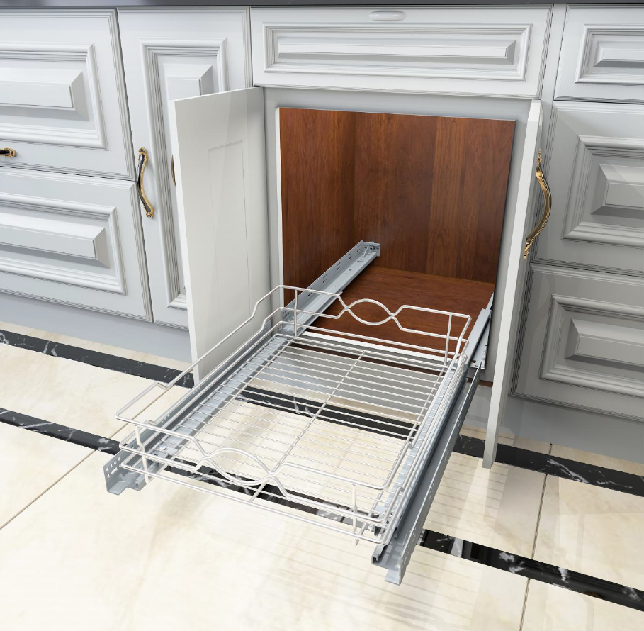 Thumbnail: Pull out cabinets organizer for American Cabinet