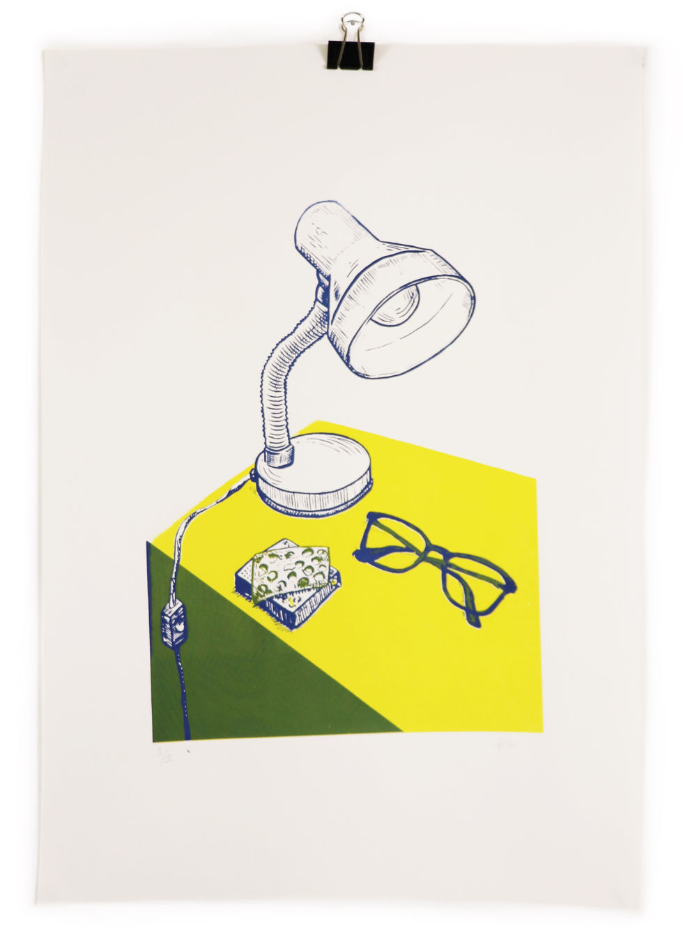 Are you still there? II, Screen print on paper, 42 x 60 cm, 2022