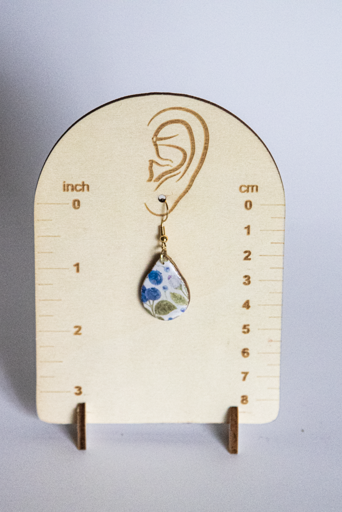 Thumbnail: Blueberry Fields Dangle Earrings