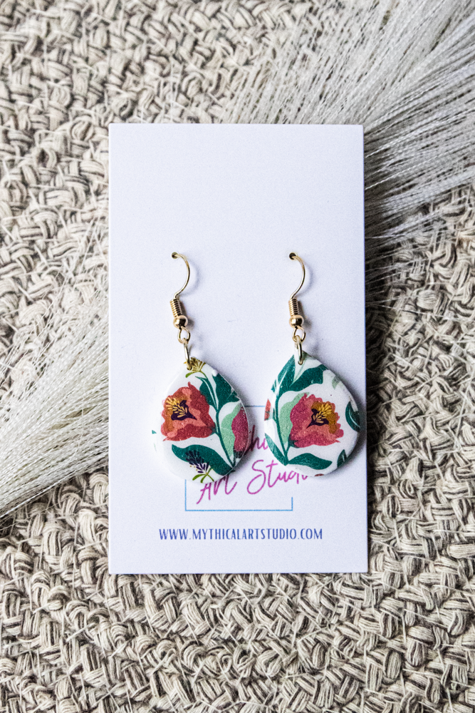 Botanical Dewdrop Dangles