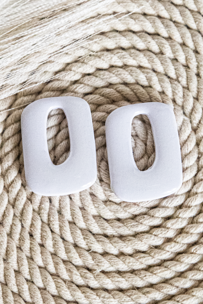 Thumbnail: Rounded Frame Charms – Pastel Polymer Clay Charm