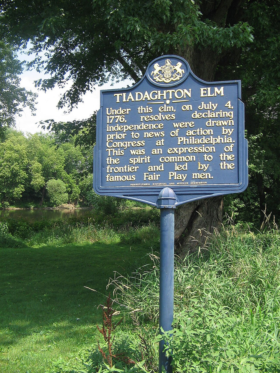 A historical marker is only a couple of miles from Jersey Shore, Pennsylvania, at the following coordinates: 41.179948, -77.278786.
