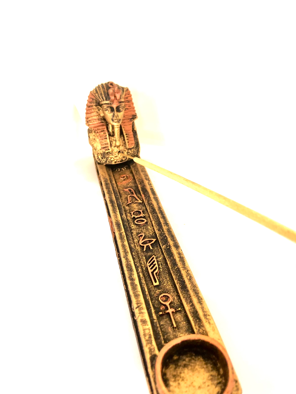 Incensário Egípcio Tutankamon em Resina