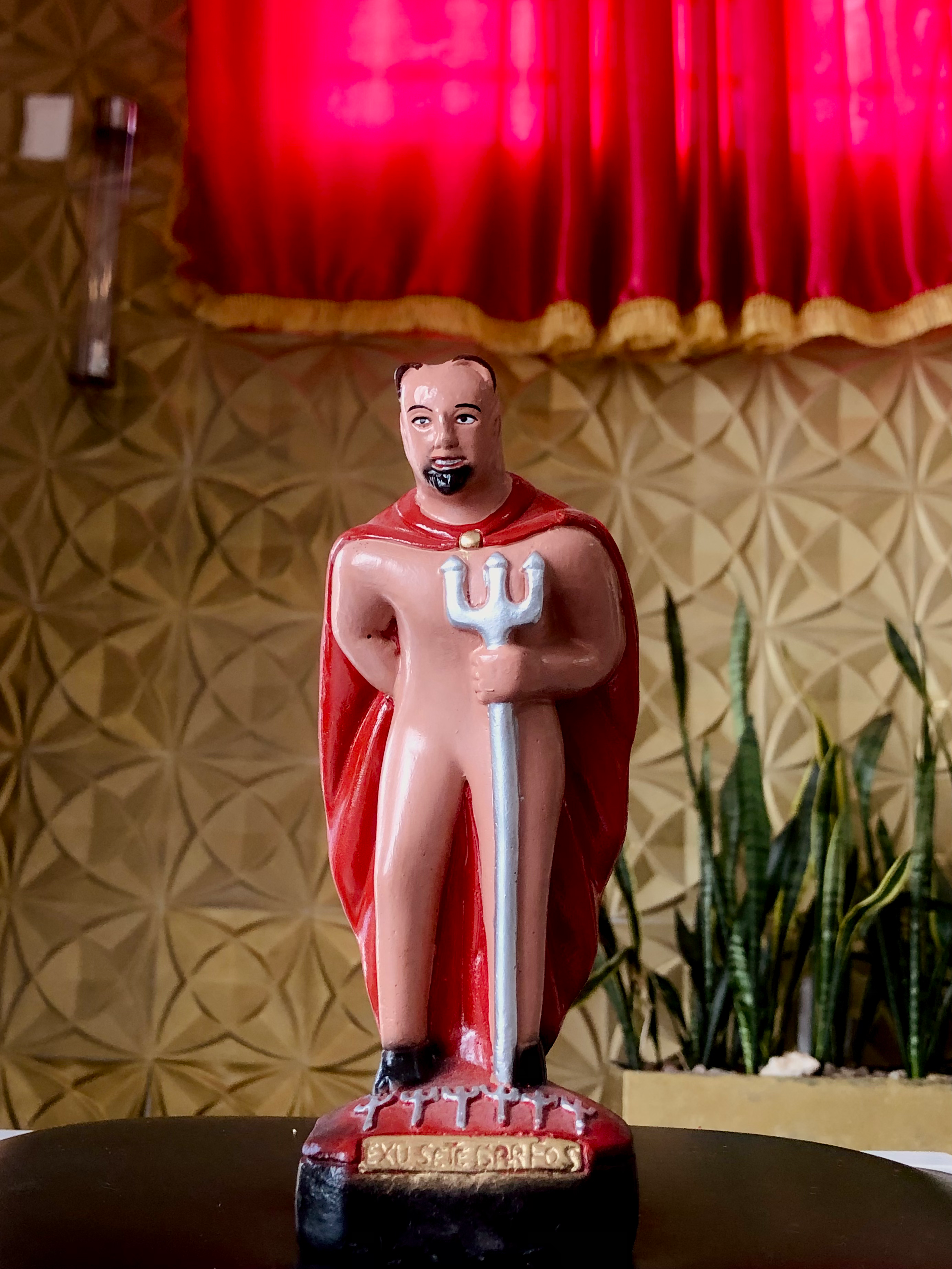 Imagem Exu 7 Garfos - 20cm