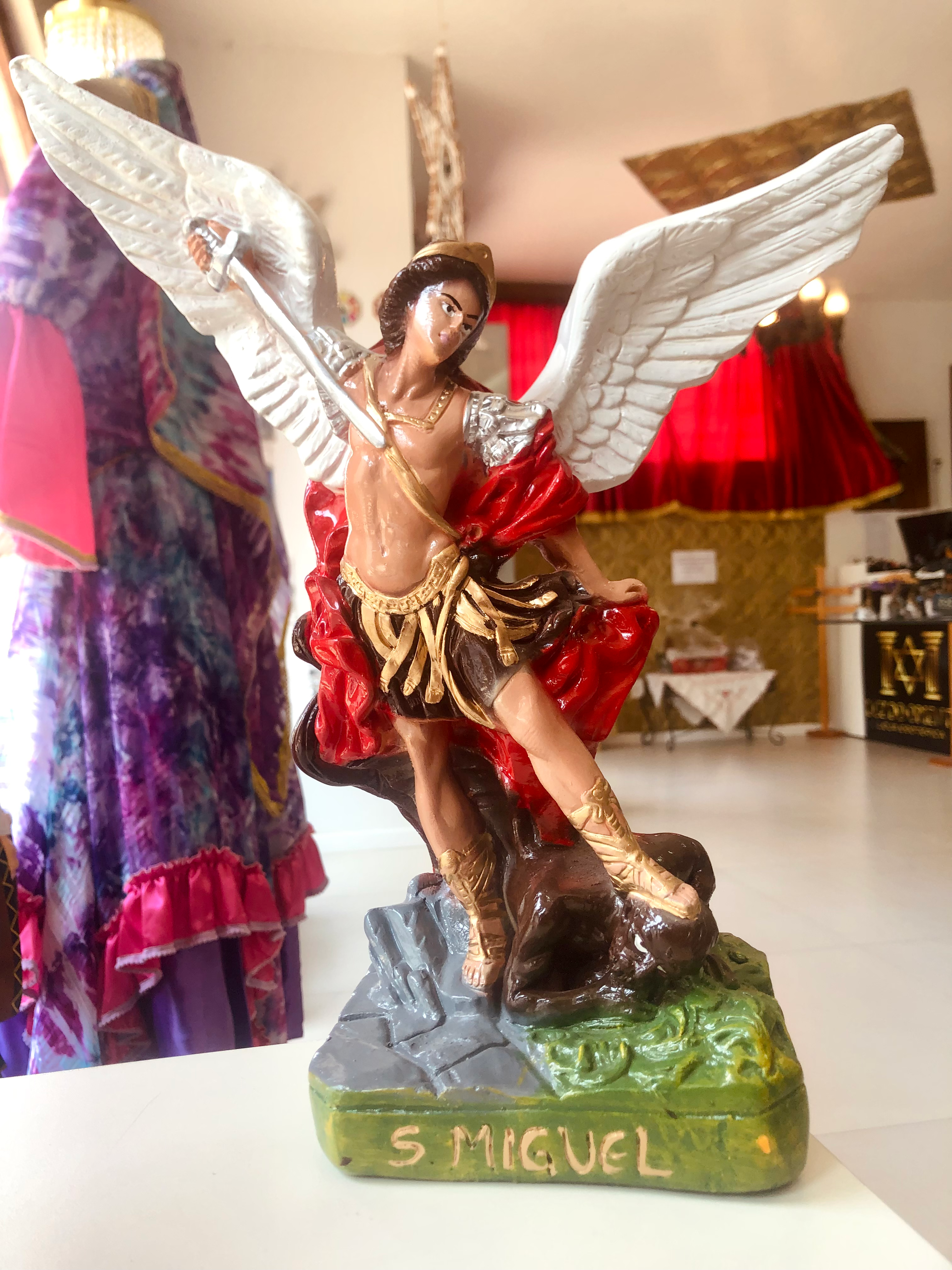 Imagem São Miguel Arcanjo 37 cm – Gesso