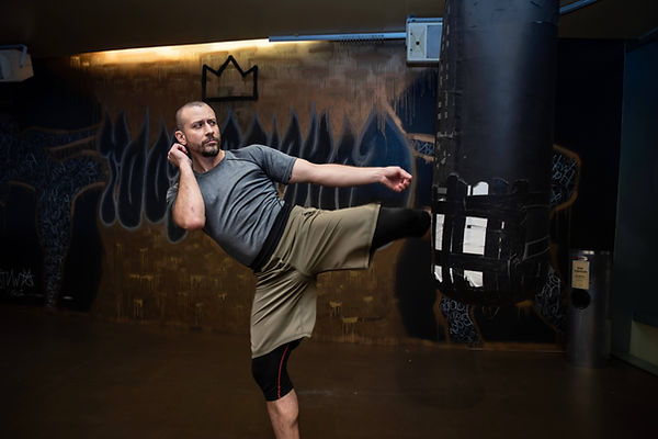 Train with Coach Mike Gizzo, 10+ years of self defense training and teaching experience.