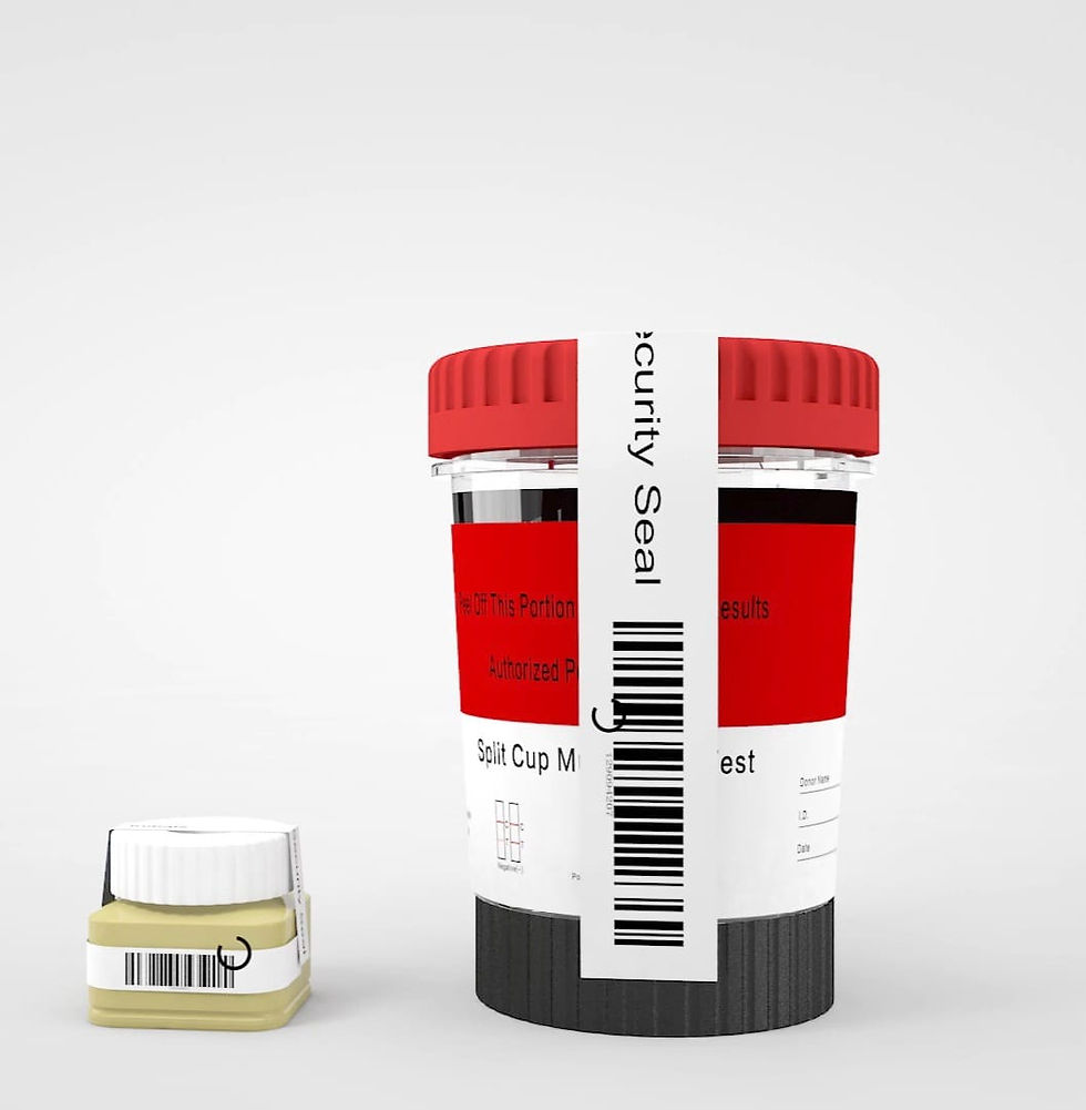 Miniatura: Produktbild  I-Split Multidrogenscreening-Behälter 18 in 1 Urin – individuell konfigurierbarer - 24protection GmbH