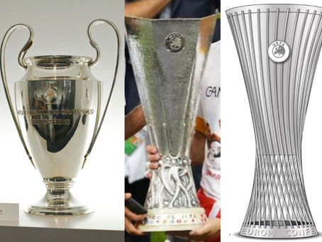 European Champions: Champions League, Europa league, and Conference League