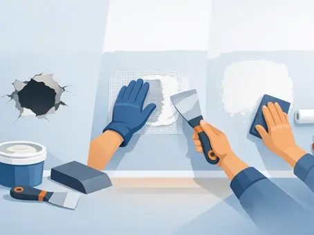 How to Repair Drywall Holes Before Painting