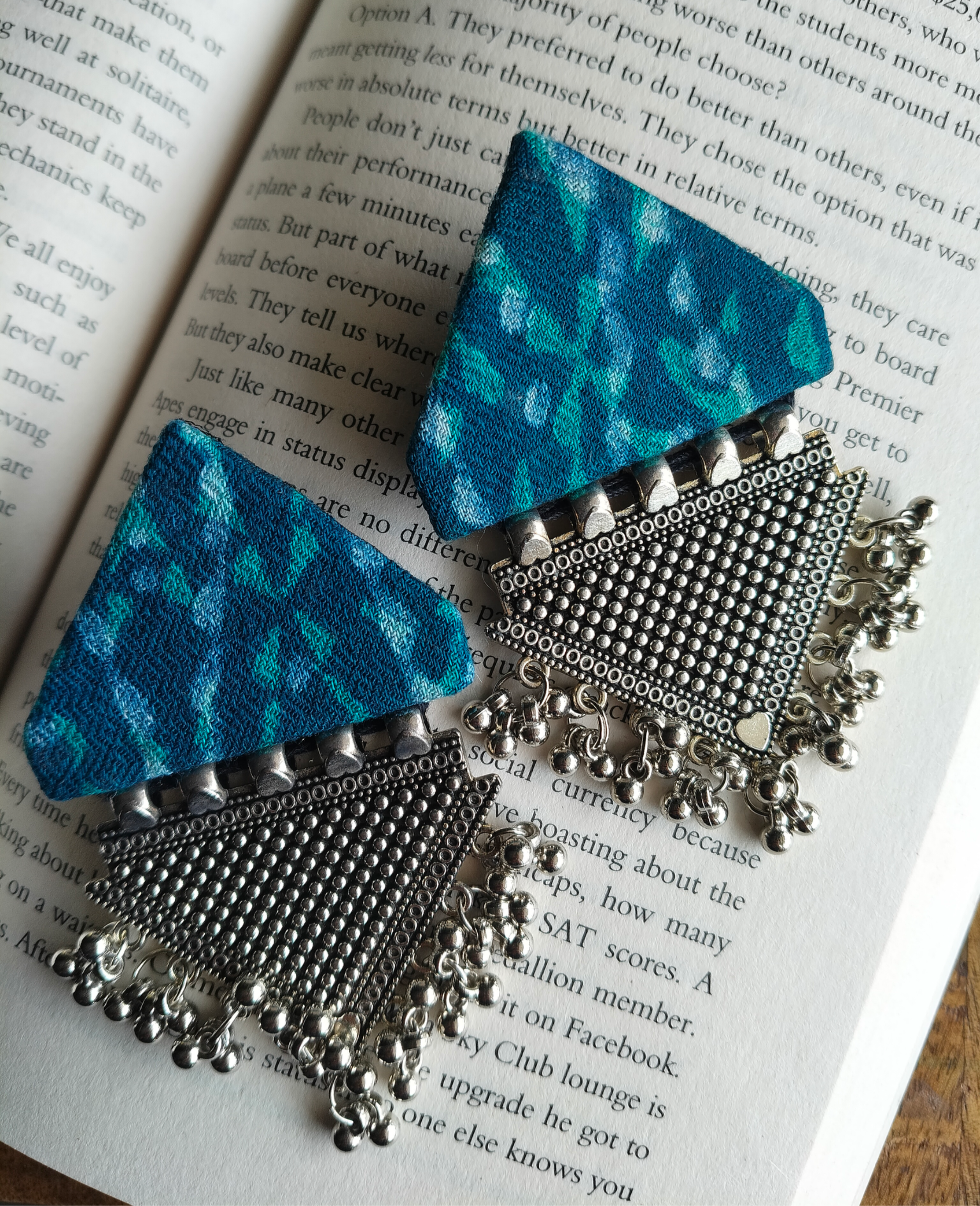 Spandana Handmade Fabric Earrings