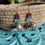 Thumbnail: Kavini Brass Silver Toned Hook Jhumkas