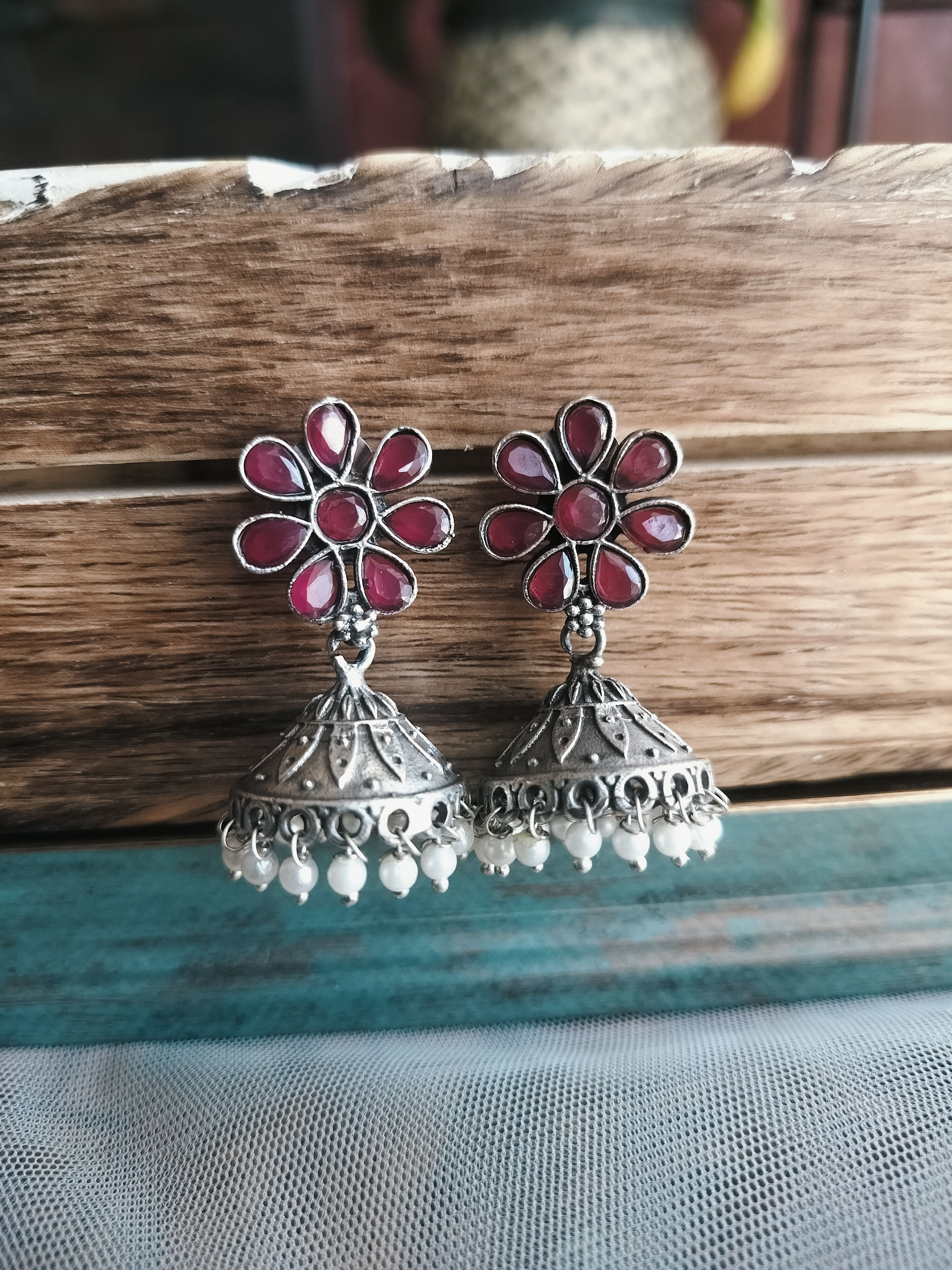 Kamala Brass Jhumkas