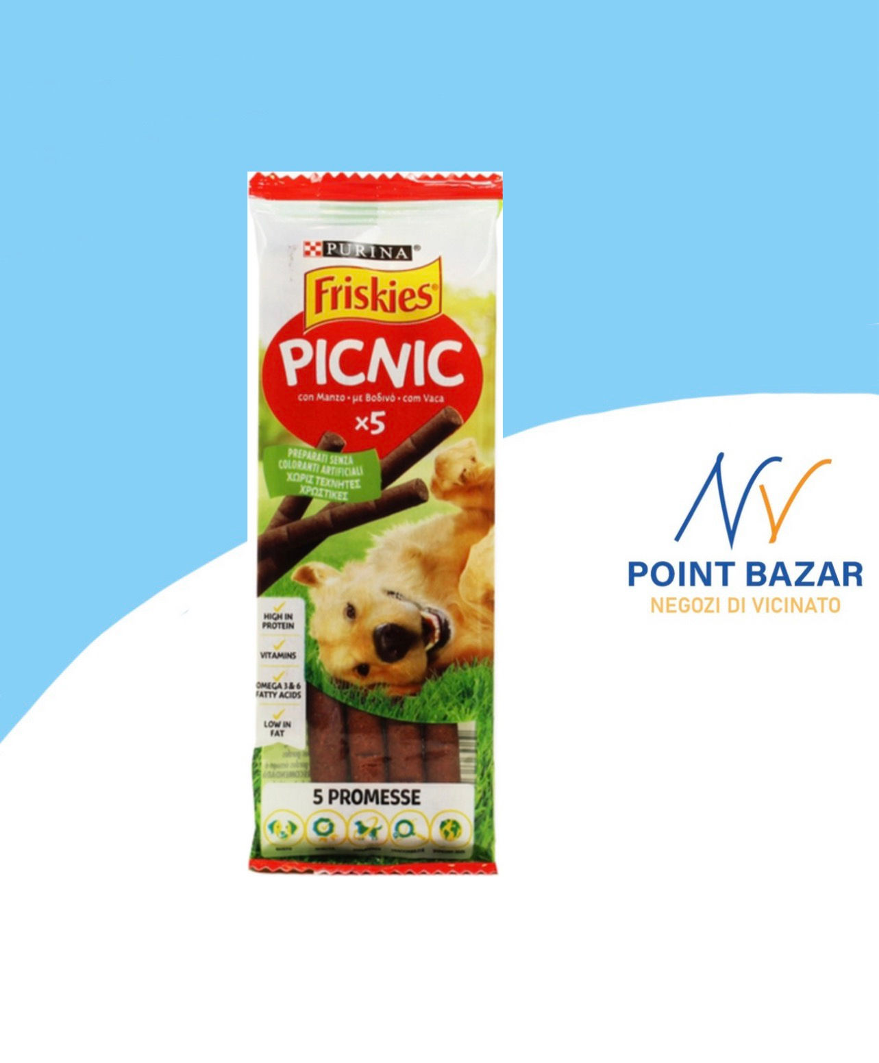 Friskies Picnic 42gr Manzo 5 Sticks