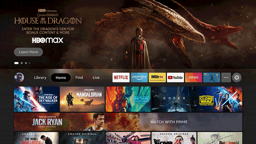 House of the Dragon - Amazon Feature Rotator