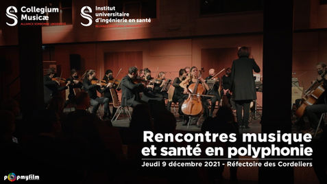 Captation vidéo d’un colloque musique et santé à la Sorbonne avec régie mobile